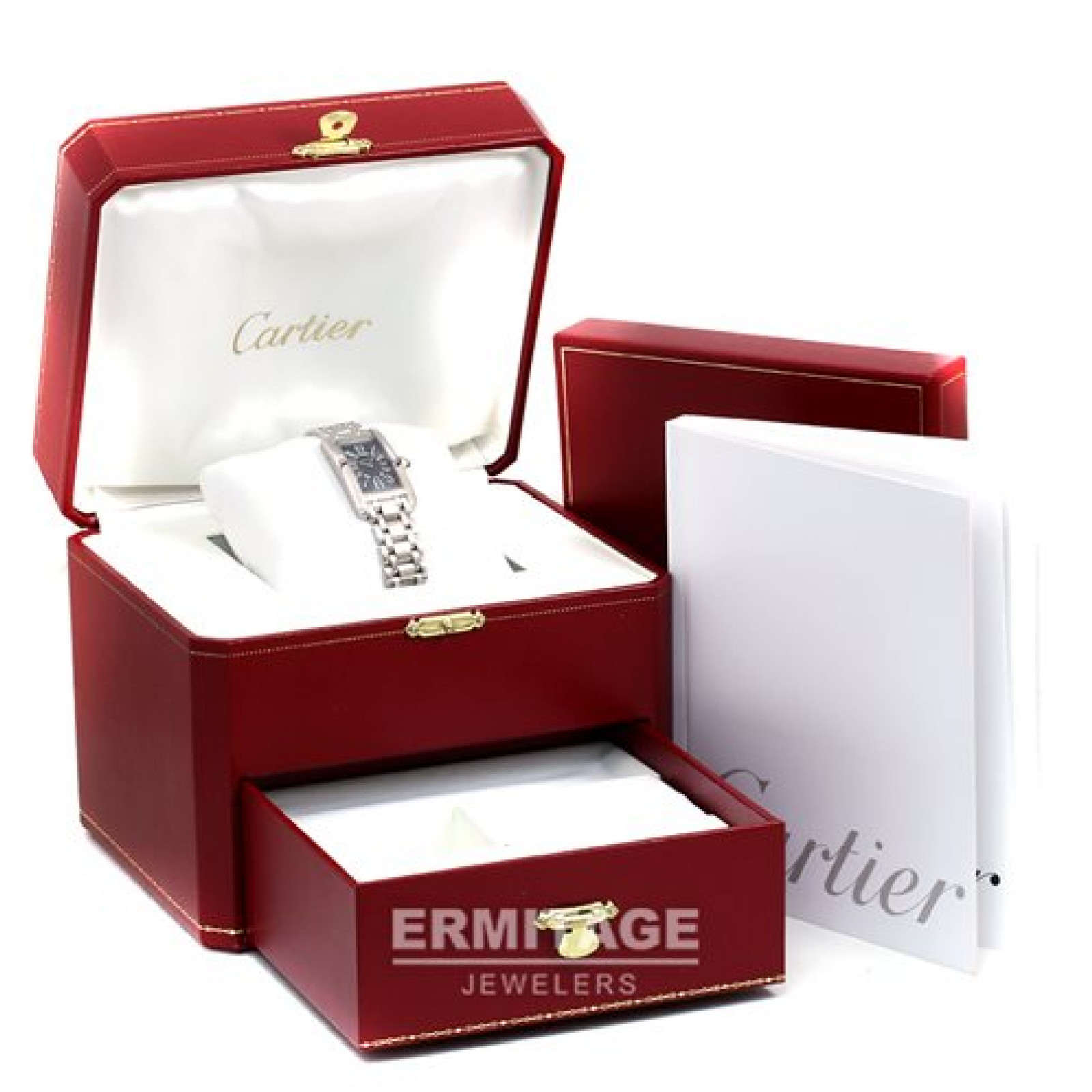 Cartier Tank Americaine WB701851 White Gold